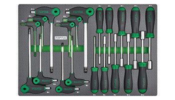 Tủ dụng cụ 7 ngăn 214 chi tiết Toptul GE-21409