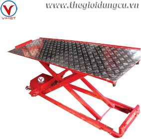 Bàn nâng xe máy 2 chức năng cơ điện 