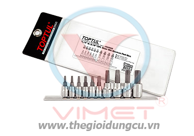 Bộ đầu tuýp lục giác sao 1/4