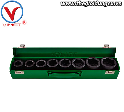 Bộ đầu tuýp lục giác đen 3/4 inch 8 món TOPTUL GDAD0806