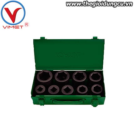 Bộ đầu tuýp đen 1 inch 9 món