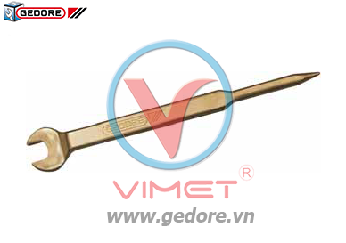 Cờ lê mở với trục nhọn GED0137375S Gedore