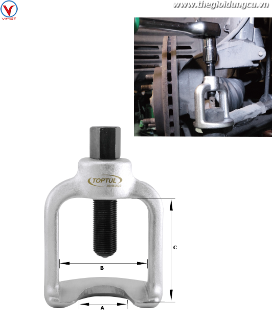 Cảo tháo khớp cầu TOPTUL JEAB0640