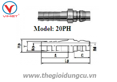 Khớp Nối Nitto 20PH