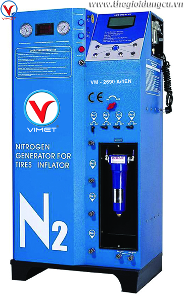 Máy bơm và tạo khí Nitơ cho lốp xe