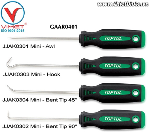 Bộ cây nạy mini 4 món Toptul GAAR0401