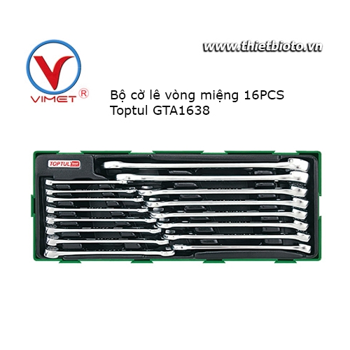 Bộ cờ lê vòng miệng16 chi tiết Toptul GTA1638