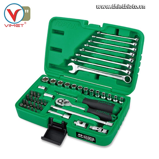 Bộ đồ nghề xách tay 12PT 49 chi tiết  1/4