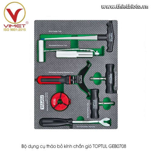 Bộ dụng cụ tháo bỏ kính chắn gió 7pcs TOPTUL GEB0708