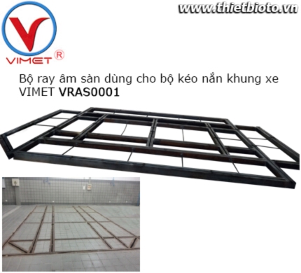 Bộ khung ray âm sàn sửa chữa thân xe VRAS0001