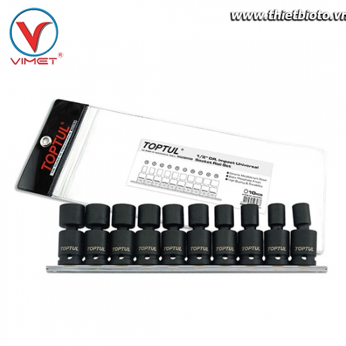 Bộ tuýp đen 1/2 inch 10 chi tiết Toptul GDAG1002