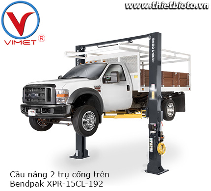 Cầu nâng 2 trụ cổng trên Bendpak XPR-15CL-192