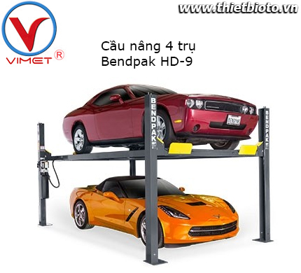Cầu nâng 4 trụ Bendpak HD-9