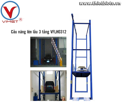 Cầu nâng xe lên lầu 3 tầng VFLH0312