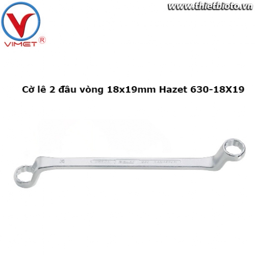 Cờ lê 2 đầu vòng 18x19mm Hazet 630-18X19