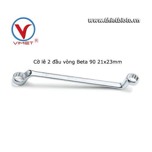 Cờ lê 2 đầu vòng Beta 90 21x23mm