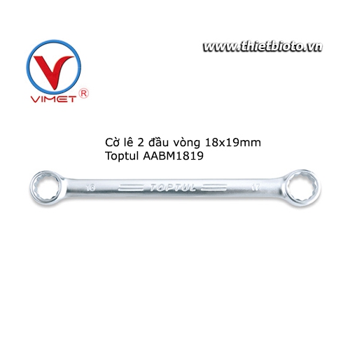 Cờ lê 2 đầu vòng Toptul AABM1819