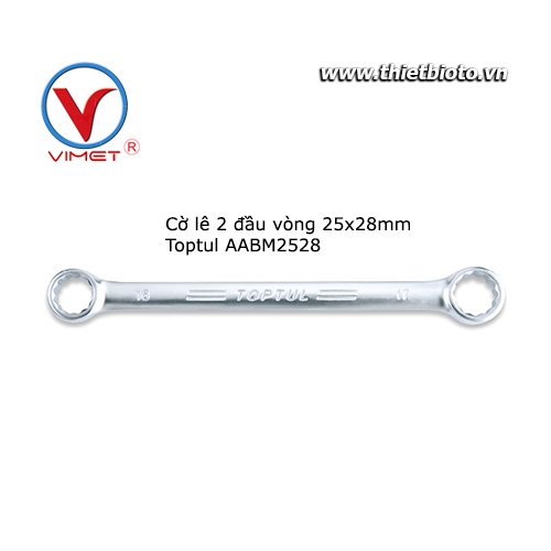 Cờ lê 2 đầu vòng Toptul AABM2528