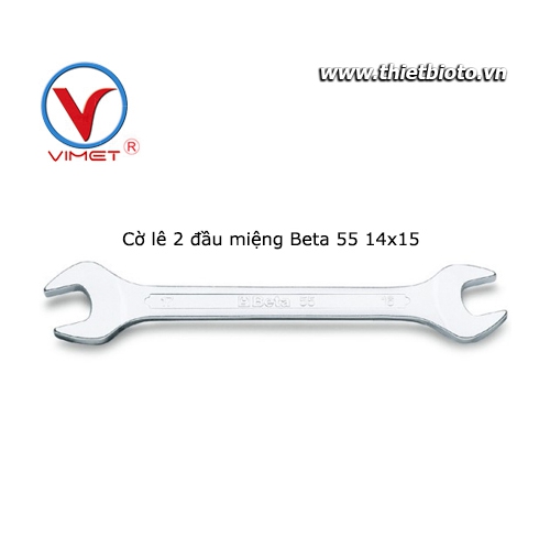 Cờ lê 2 đầu miệng Beta 55 14x15