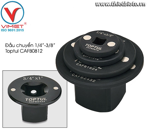 Đầu chuyển 1/4x3/8 Toptul CAFB0812