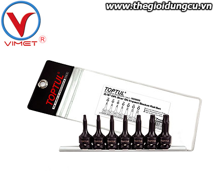 Bộ đầu tuýp đầu sao 3/8 inch 7 món toptul GDAG0703