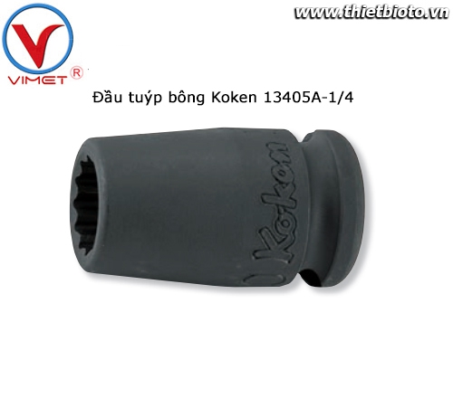 Đầu tuýp bông Koken 13405A-1/4