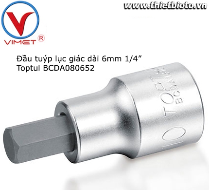 Đầu tuýp lục giác dài 6mm Toptul BCDA080652