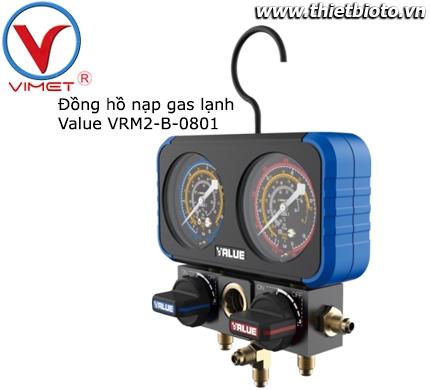 Đồng hồ nạp gas cao cấp Value VRM2-B-0801