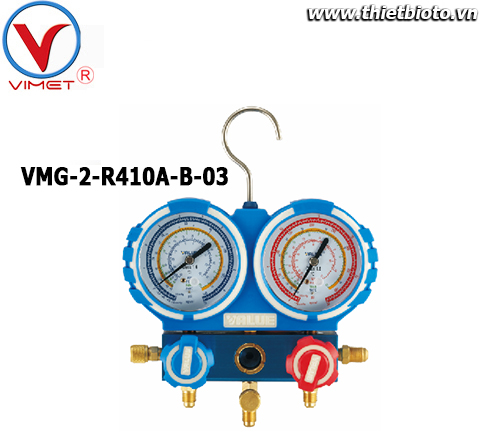Đồng hồ nạp gas lạnh Value VMG-2-R410A-B-03