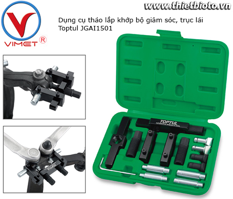 Bộ dụng cụ tháo lắp khớp bộ giảm sóc, trục lái Toptul JGAI1501