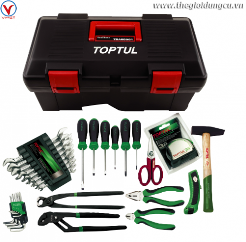 Hộp đựng dụng cụ xách tay 3 ngăn  bao gồm 31 chi tiết