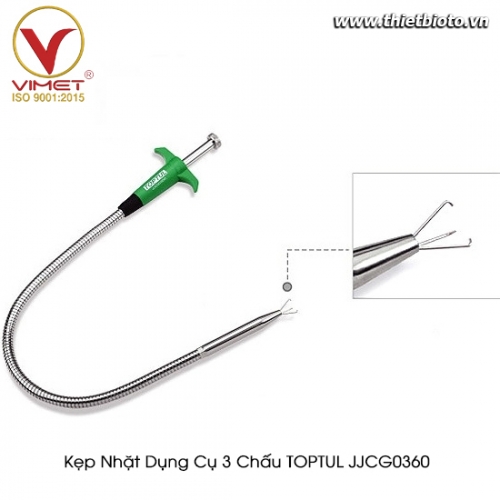 Kẹp nhặt dụng cụ 3 chấu TOPTUL JJCG0360