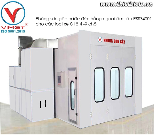 Phòng sơn gốc nước đèn hồng ngoại PSS74001