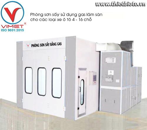 Phòng sơn sấy sử dụng gas PSS73200