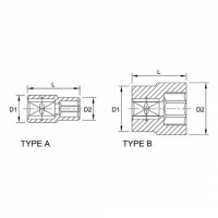 Đầu tuýp lục giác 1/2 inch Toptul BAEA1628