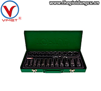 Bộ đầu tuýp đen 1/2 inch 32 món toptul GDAD3201