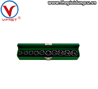 Bộ đầu tuýp lục giác 1/2 inch 10 món TOPTUL GEAD1001