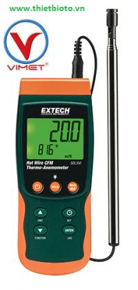 Máy đo lưu lượng, tốc độ gió, đo nhiệt độ Extech SDL350 
