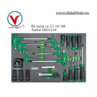 Bộ dụng cụ 22 chi tiết Toptul GED2224