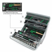 Bộ dụng cụ đồ nghề 4 ngăn 65pcs Toptul GCAZ0048