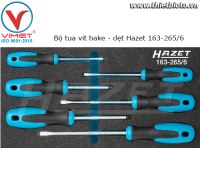 Bộ tua vít bake dẹt 6pcs Hazet 163-265/6