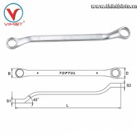 Cờ lê 2 đầu vòng toptul AAEH0810