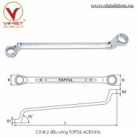 Cờ lê 2 đầu vòng TOPTUL ACEI1416