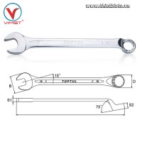 Cờ lê vòng miệng 22mm Toptul AAEN2222