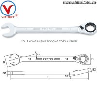 Cờ lê vòng miệng tự động 8mm TOPTUL ABAF0808