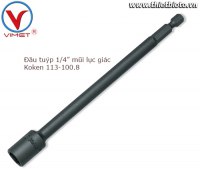 Đầu tuýp mũi lục giác 1/4 Koken 113.100-8