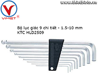 Bộ chìa lục giác 9 chi tiết KTC HLD2509