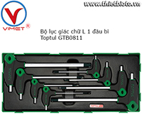 Bộ lục giác chữ L 8 chi tiết Toptul GTB0811