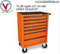 Tủ đồ nghề sửa chữa 7 ngăn 157 chi tiết Toptul GCAJ0107