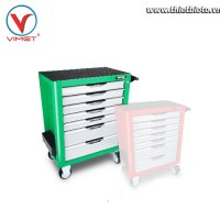 Tủ dụng cụ đồ nghề sửa chữa 7 ngăn 214pcs Toptul GE-21407